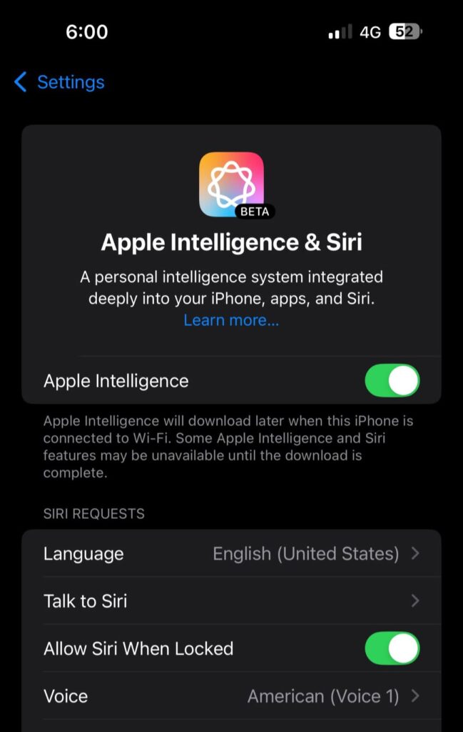 Apple Intelligence & Siri