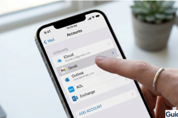 Change iPhone Mail accounts settings menu