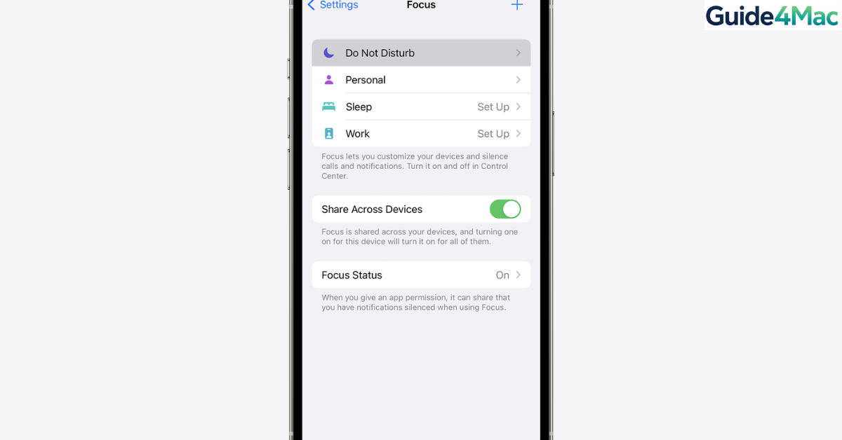 iPhone Stuck on Do Not Disturb? Fix It Fast