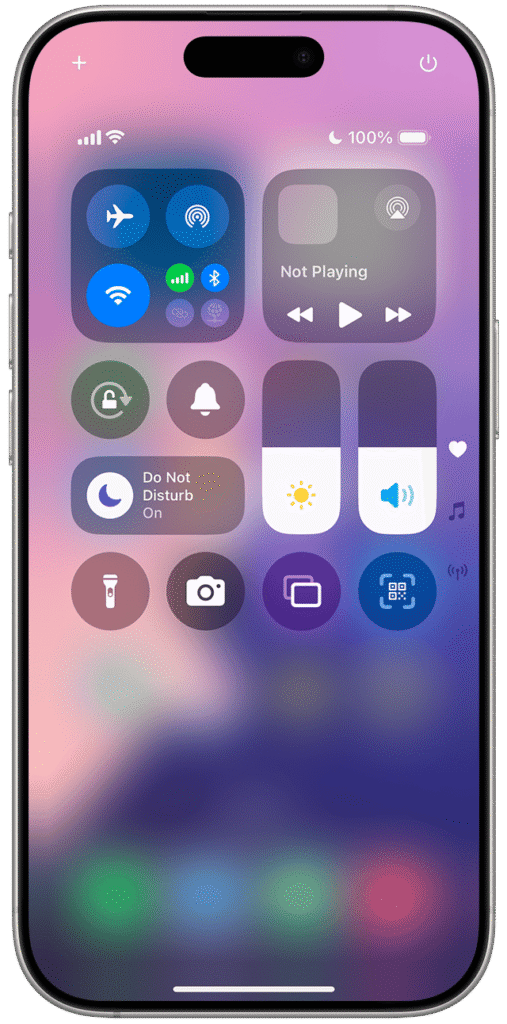 iPhone Focus settings