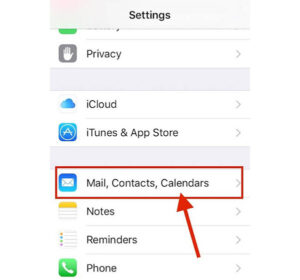 sync mail, contact, calendars