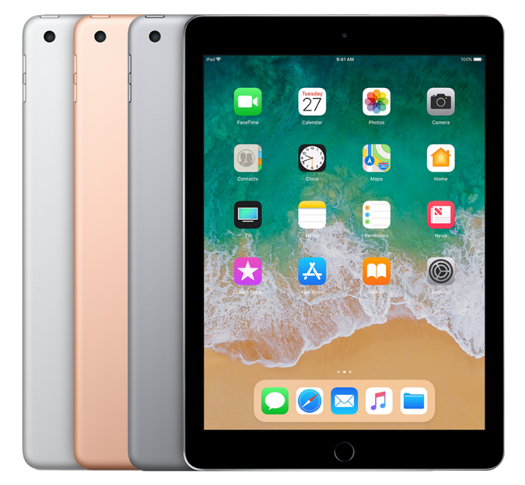 iPad 6th generation home screen