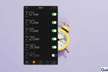 Creating a new alarm in the native iPhone Clock app