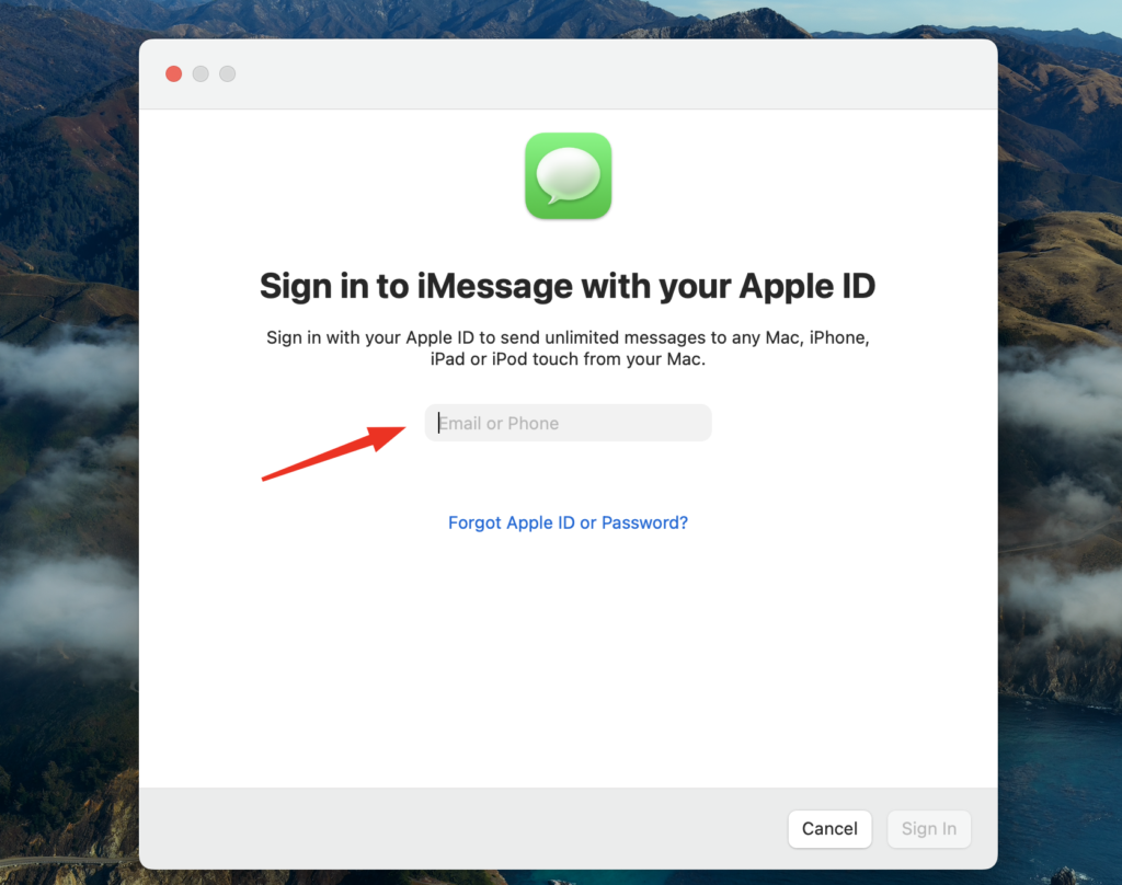 Access iMessage
