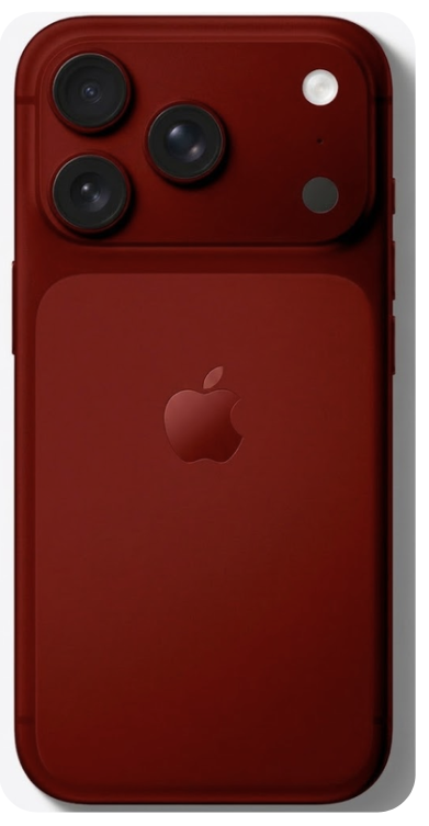 iPhone 18 Pro Max 2026 Color Concepts - Deep Red