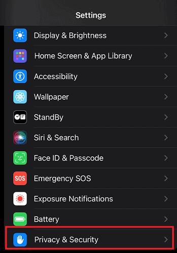 iphone privacy & security