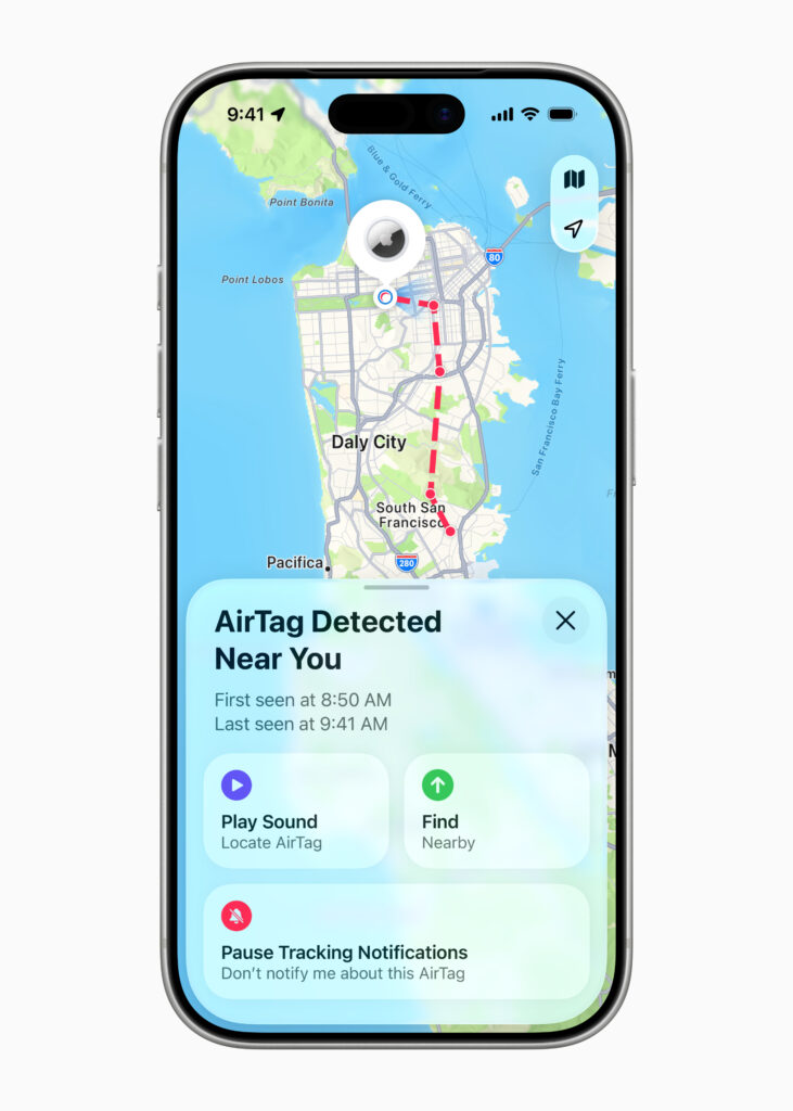 AirTag improved a better tracking alerts and detection mechanisms.