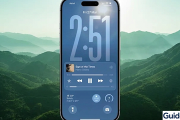 iPhone Lock Screen showing the media player with volume slider active