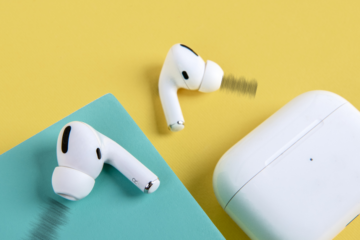 AirPods Pro close-up clean white background