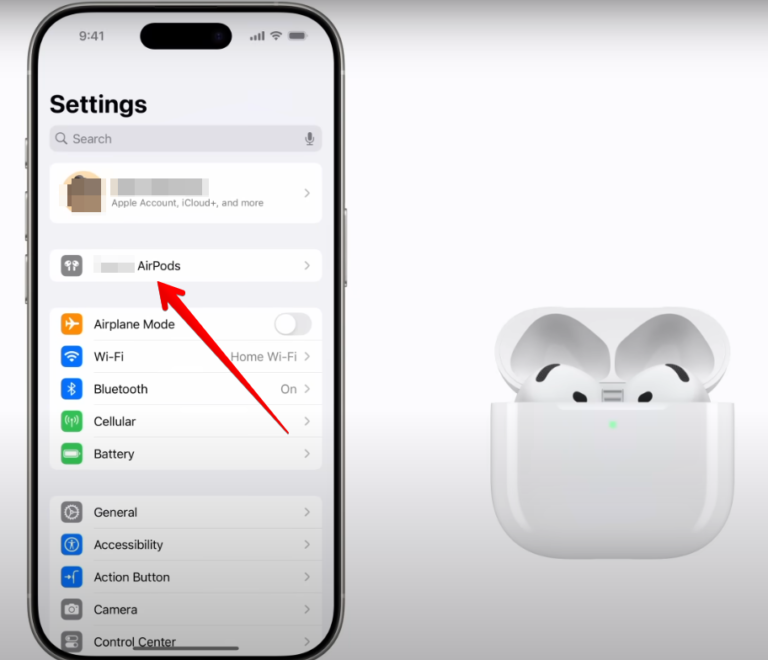 Forget your AirPods from the Setting section