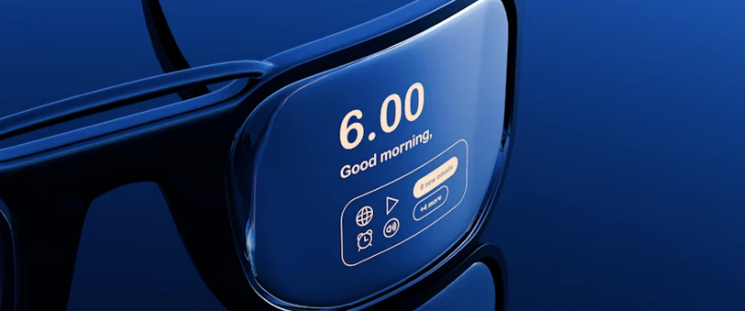 AR interface responding to finger movements and gestures.