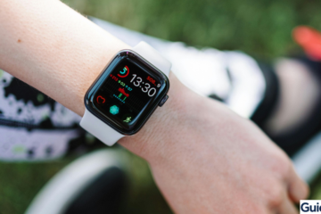 apple watch activity rings steps screen close up