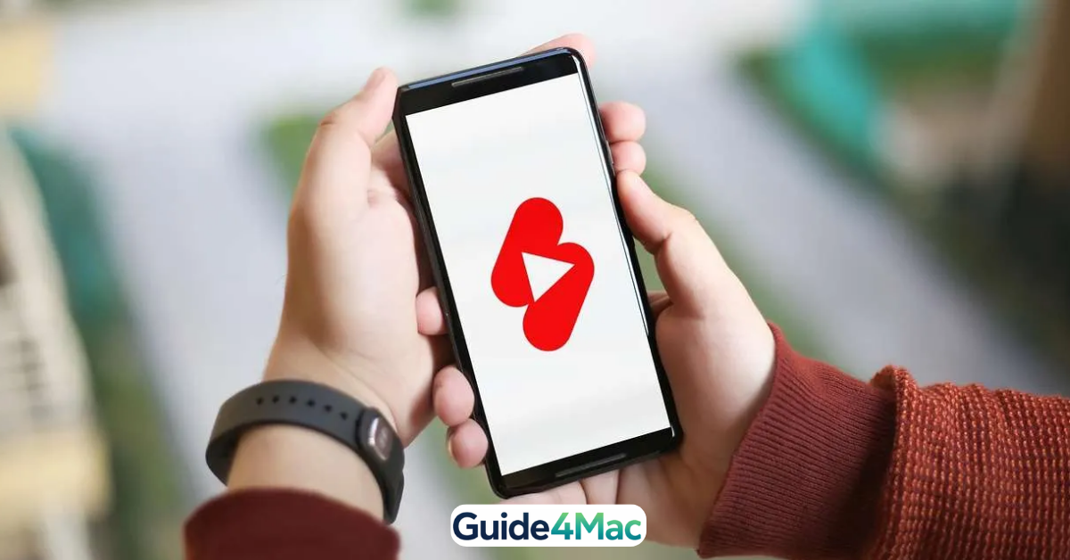 student watching YouTube Shorts on iPhone during school