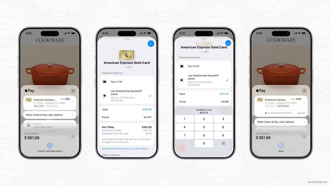 Apple Pay Now Lets You Spend Amex Points at Checkout — iPhone