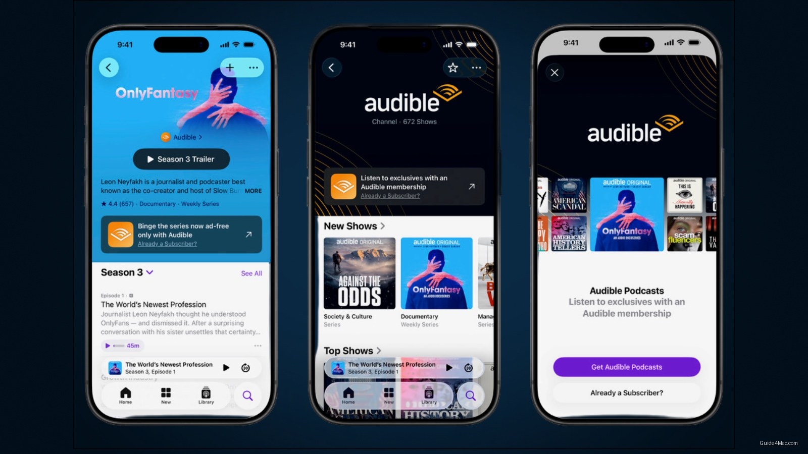 Apple Podcasts Now Carries 700 Audible Originals as Paid Subscription — Accessories
