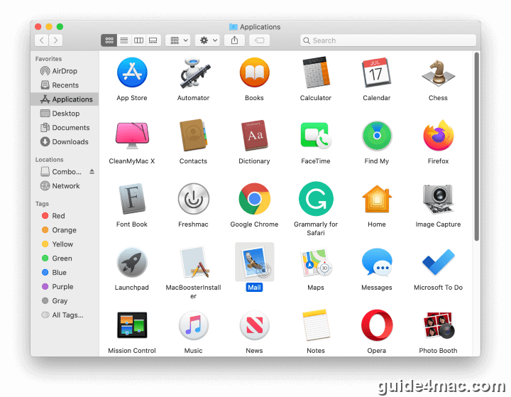 Drag malicious app to Trash on Mac system