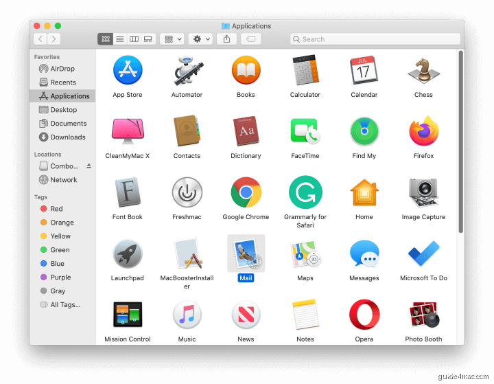 Drag malicious app to Trash to remove virus from MacBook