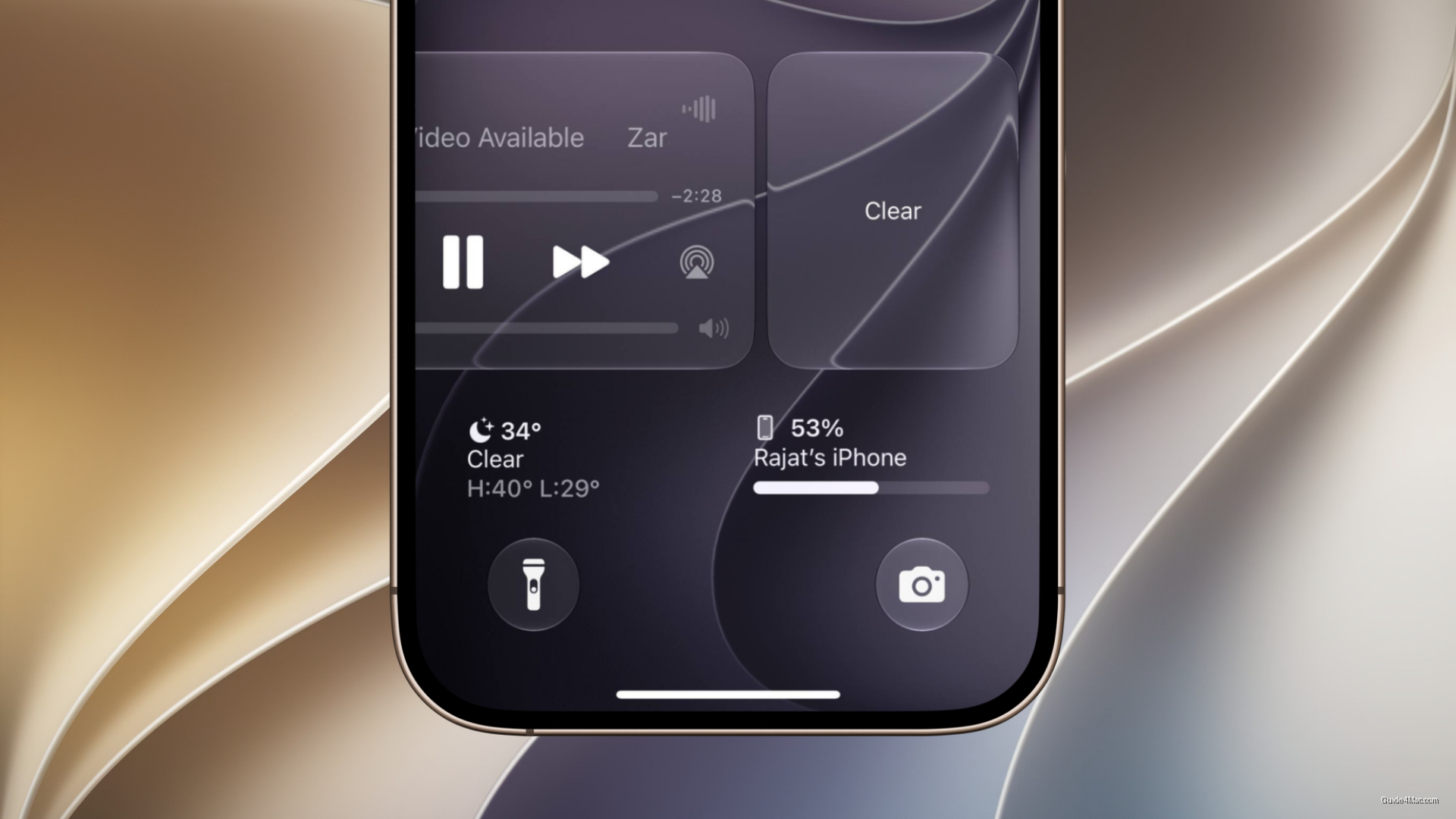 IOS 27 Now Playing Widget Swipe-to-Dismiss Works, But Getting It Back Is Messy — iPhone