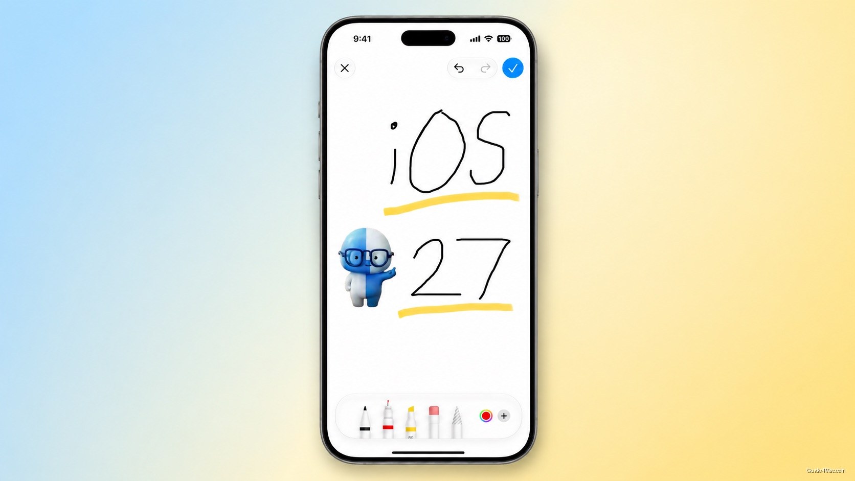 Messages Gets Full Markup Drawing Tools in iOS 27 — iPhone