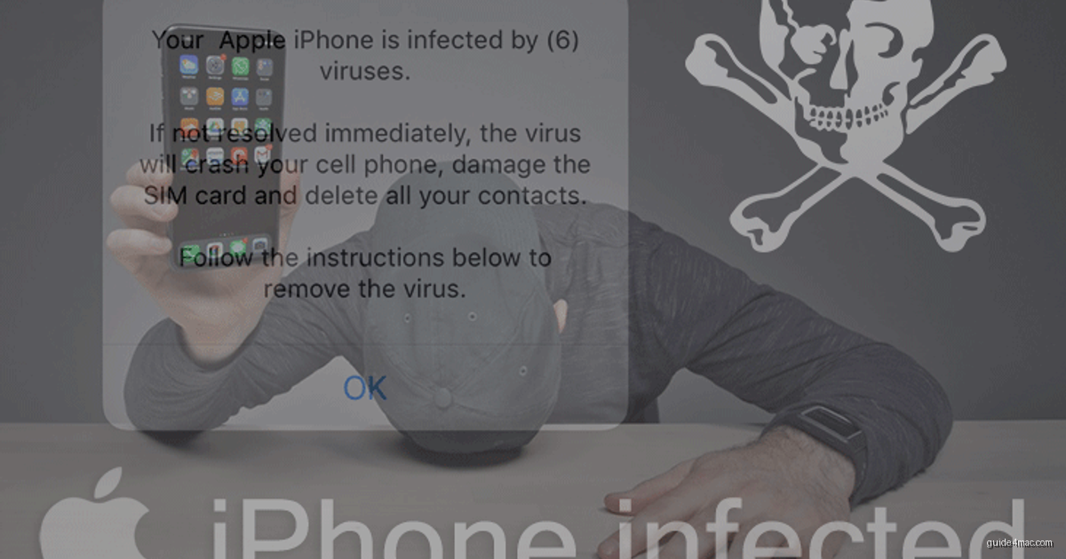 How to remove Your Apple iPhone is infected virus popup scam