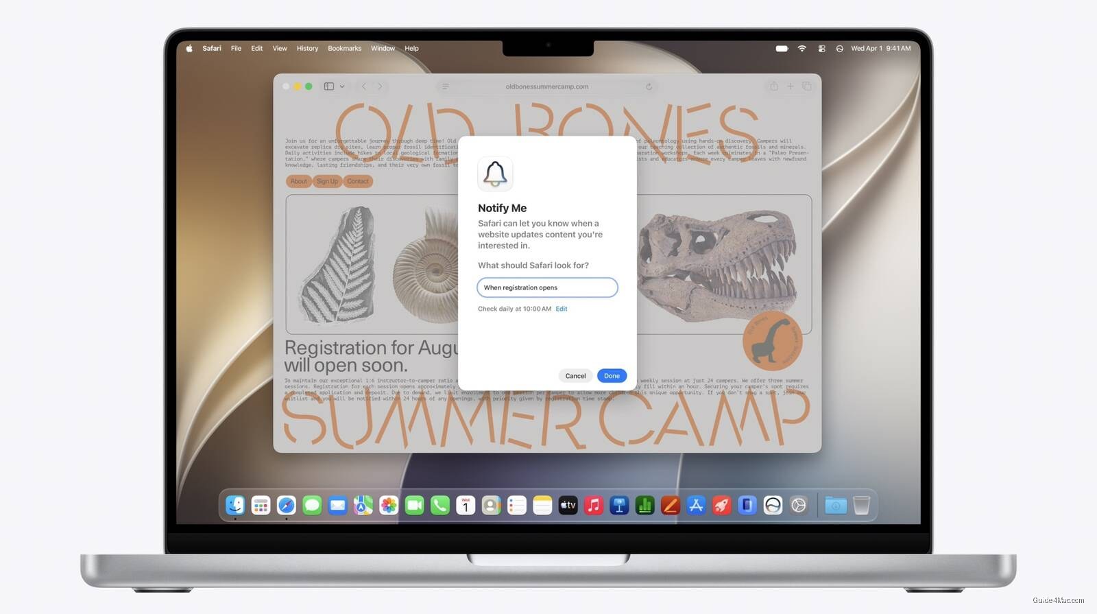 Safari's Notify Me Alerts You When Webpages Change — Apple News