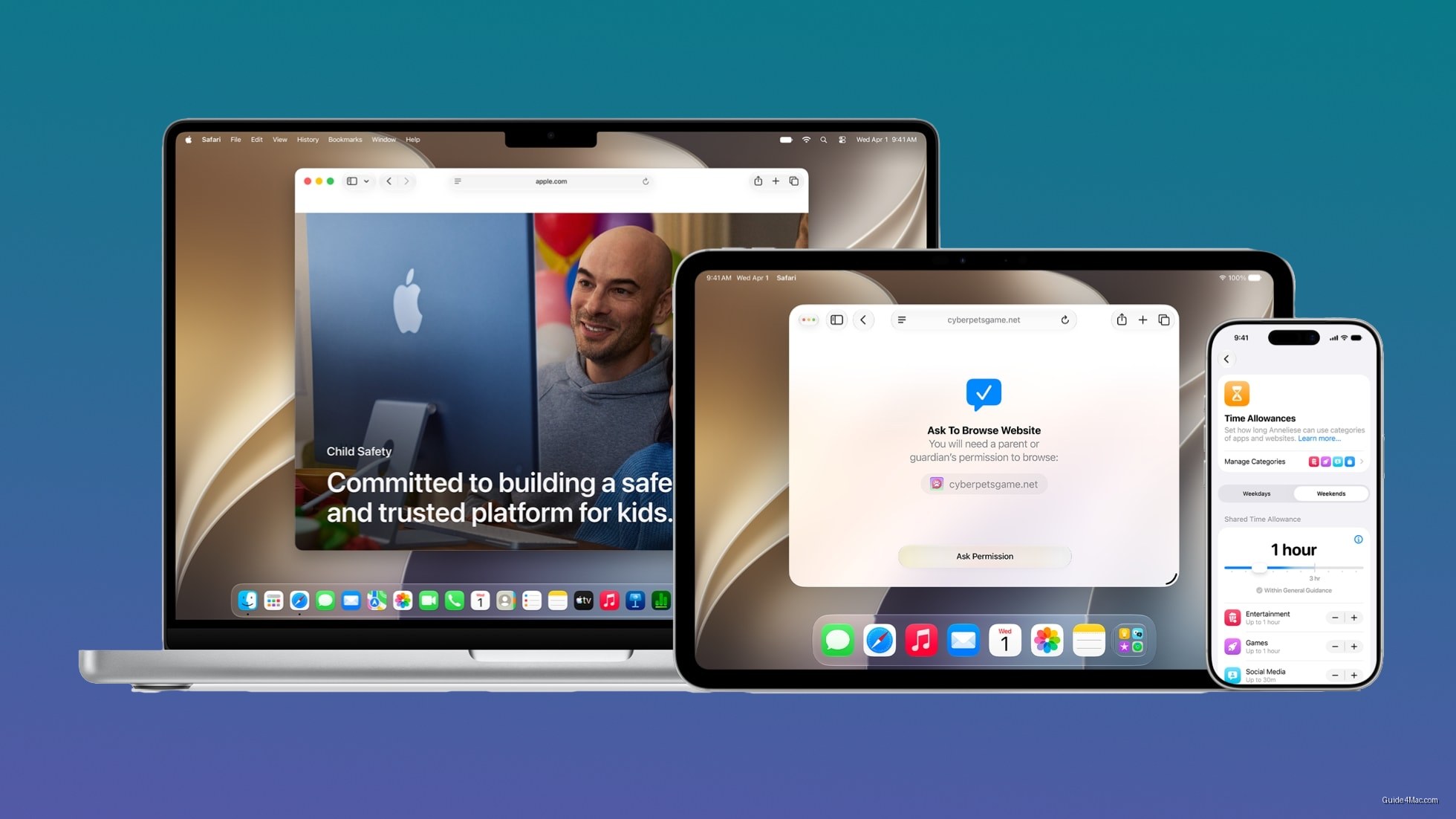 Screen Time Gets Ask to Browse Gate for Kids' Safari in iOS 18 — iPhone