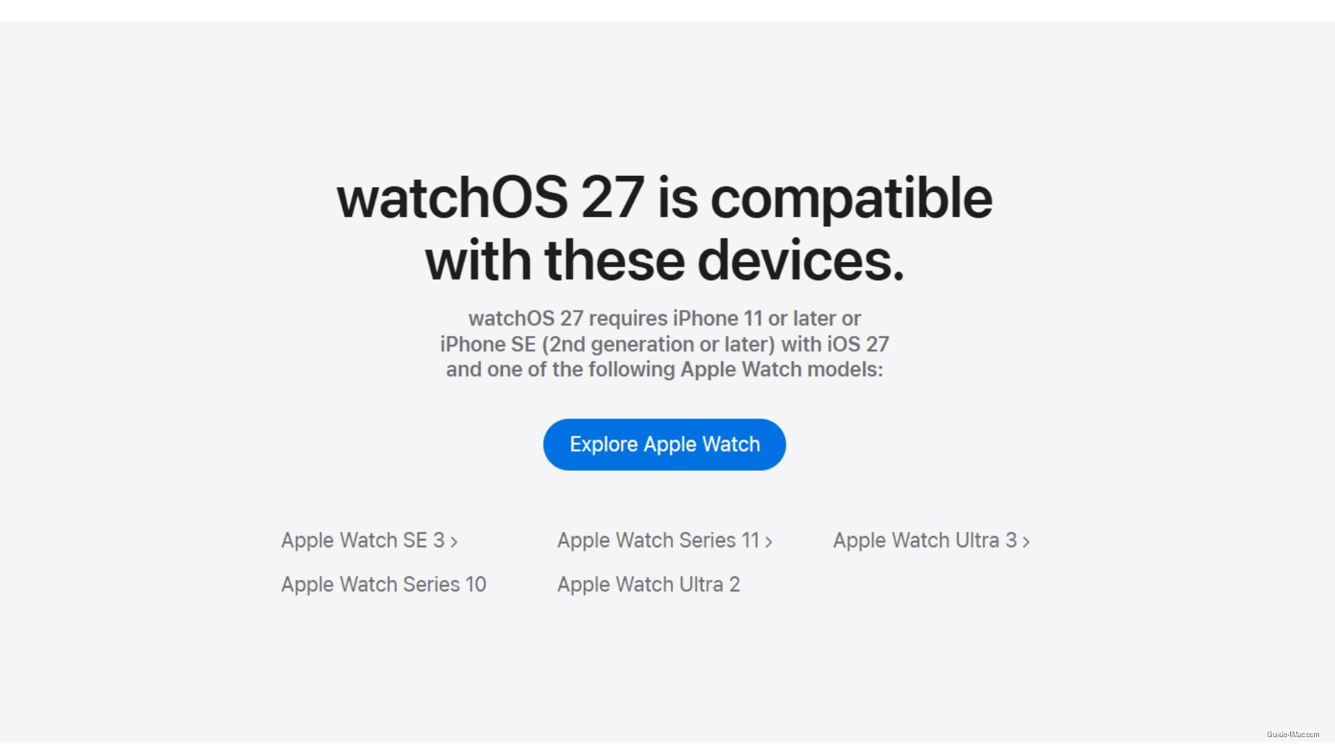 WatchOS 27 Drops Apple Watch Series 9 After One Update Cycle — AI